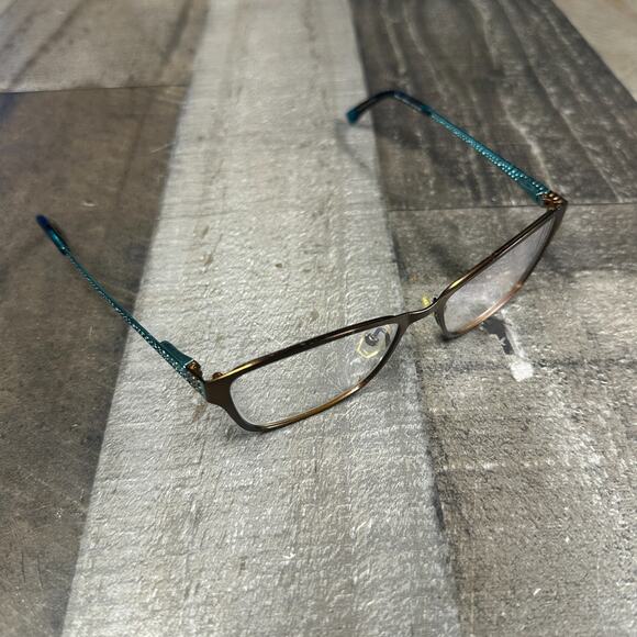 XOXO Eyeglasses, Frames Only, Laguna, 52-15-135, Brown, Metal, Full Rim - Picture 1 of 10